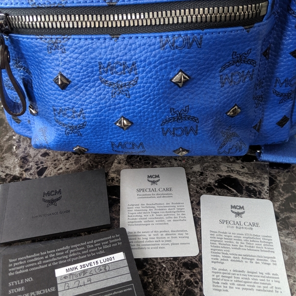 ☑️SOLD - MCM Stark Studded Backpack - Picture 10 of 10